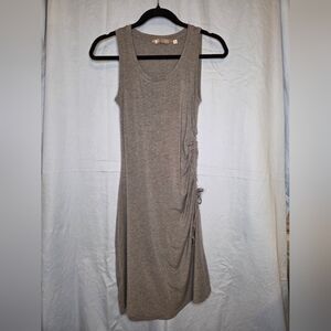 G417. Athleta Side Gather T-Shirt Dress in Grey Heather - Size XXS